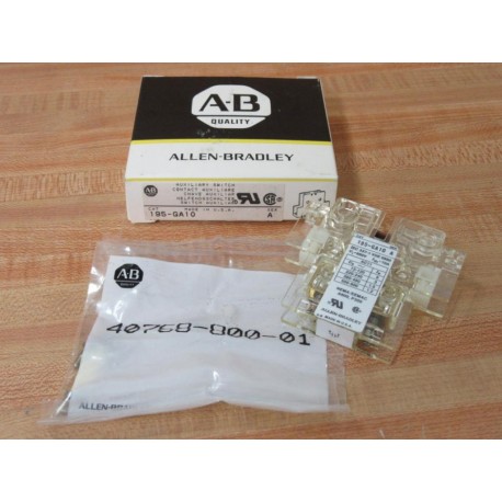Allen Bradley 195-GA10 Contact Block 195GA10 WithHardware Kit