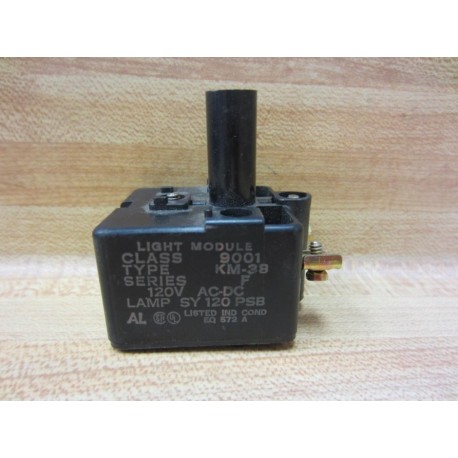 Square D 9001 KM-38 9001KM38 Light Module Without Top - Used