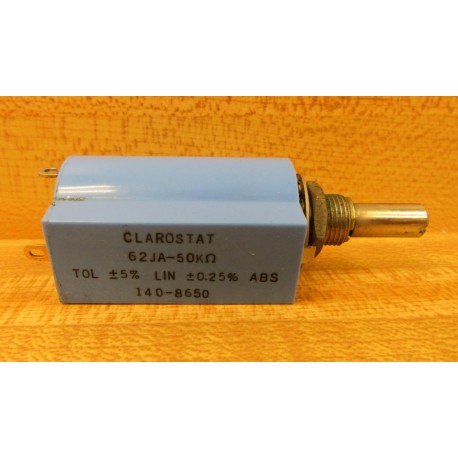 Clarostat 62JA-50K Potentiometer 62JA50K - New No Box