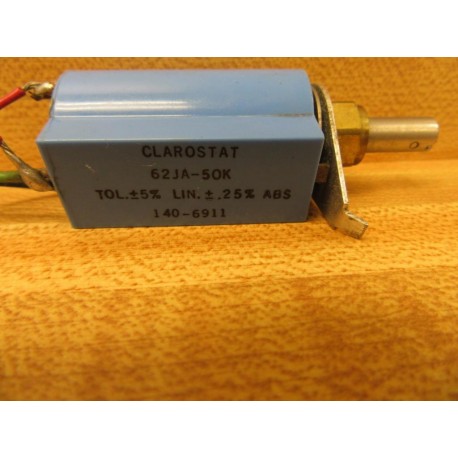 Clarostat 62JA-50K Potentiometer 62JA50K - Used