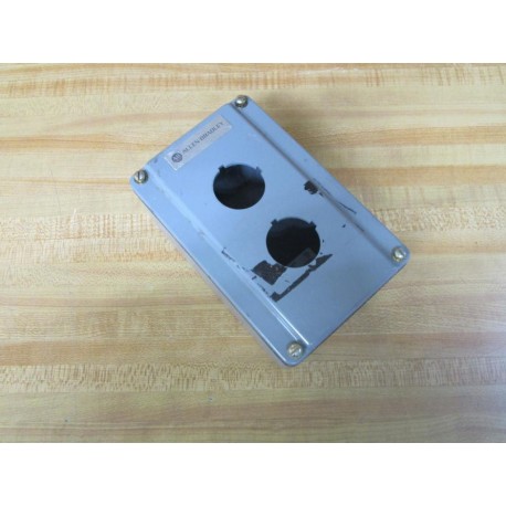 Allen Bradley 800T-2TZ Pushbutton Enclosure 800T2TZ - Used