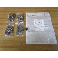 J.W. Winco DIN466-M6-NI Stainless Steel Knurled Nut 6NFO3 (Pack of 40)