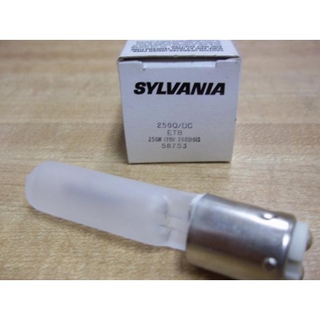 Sylvania 58753 250QDC ETB Tungsten  Lamp