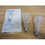 Philips 100A23-120V 100A23120V Frost  Light Bulb (Pack of 2)