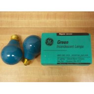 General Electric 37578 Green  Lamp 2PK