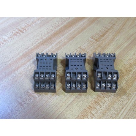 IDEC SY4S-02 Socket SY4S02 (Pack of 3) - New No Box