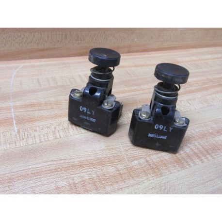 General Electric 365B113G2 Pushbutton GE (Pack of 2) - Used