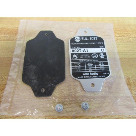 Allen Bradley 802T-A1 Limit Switch Cover