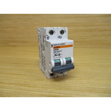 Merlin Gerin 24455 Schneider 40A Breaker Square D MG24455 - Used