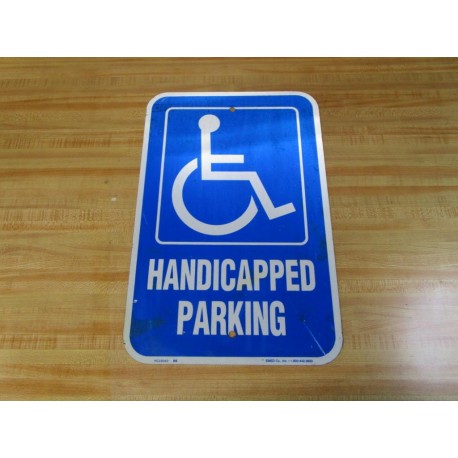 EMED HC23042-RS Handicapped Parking Sign HC23042RS - Used