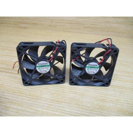 Sunon HA60151V4-000U-999 Axial Fan HA60151V4000U999 (Pack of 2) - Used