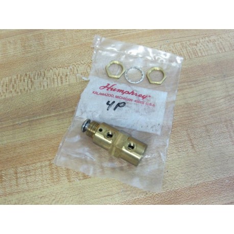 Humphrey 4P 4-Way Tac Miniature Push Button Air Valve