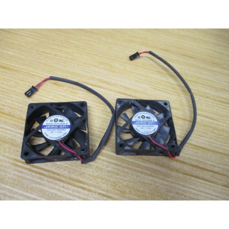 Jamicon KF0615B2M-R Rotary DC Fan KF0615B2MR (Pack of 2) - Used
