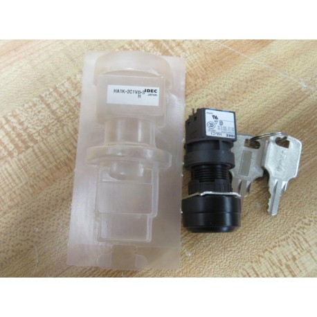 IDEC HA1K-2C1VB-3 2-Pos Selector Switch HA1K2C1VB3