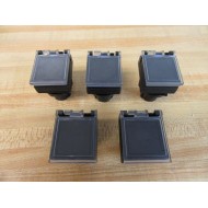 IDEC HW2B-M1B Square Push Button Switch WGuard (Pack of 5) - Used