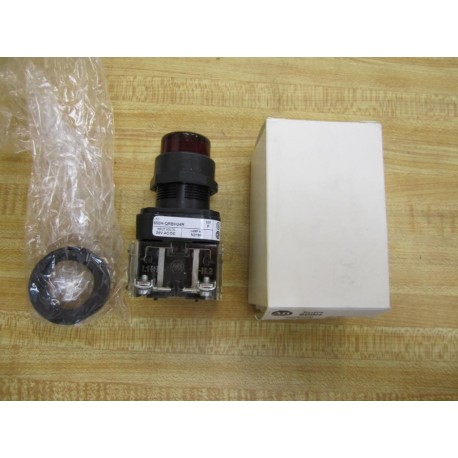 Allen Bradley 800H-QRBH24R Illum. Push Button W800T-XABlank
