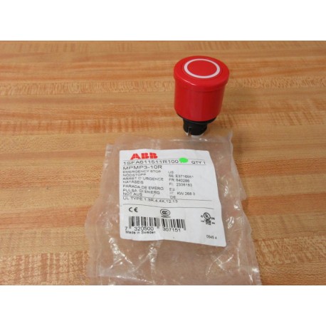 ABB MPMP3-10R Red E-Stop Button 1SFA611511R1001