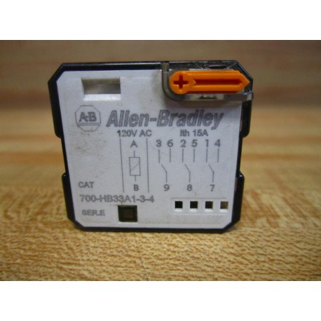 Allen Bradley 700-HB33A1-3-4 Relay 700HB33A134 Series E (Pack of 2) - New No Box