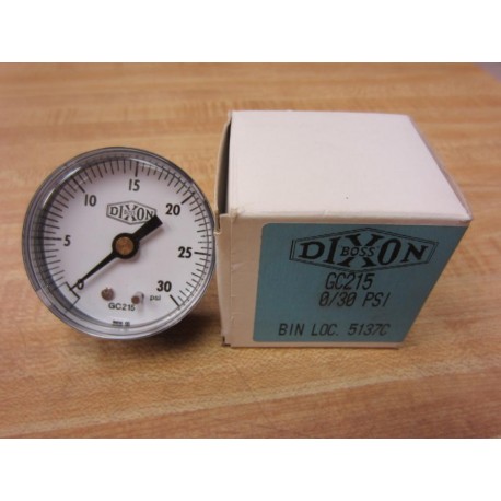 Dixon GC215 Gauge 030 PSI