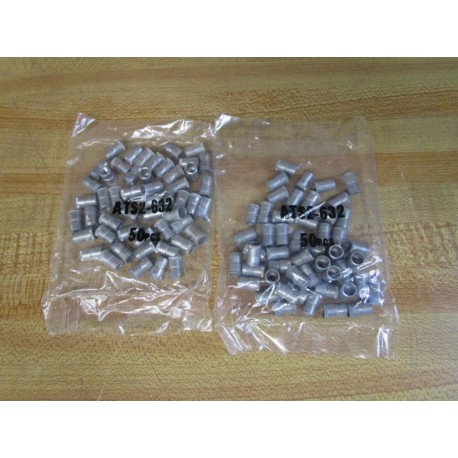 Generic ATS2-632 Knurled Threaded Inserts ATS2632 (Pack of 100)