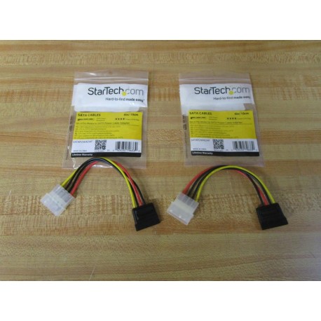 StarTech SATAPOWADAP SATA Power Cable Adapter (Pack of 2)