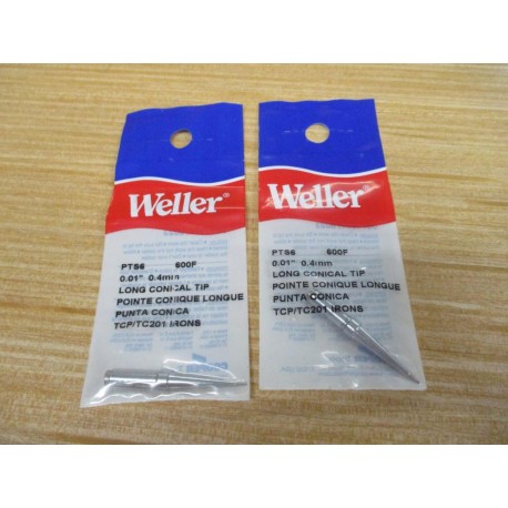 Weller PTS6 Cooper Tools Long Conical Tip (Pack of 2)