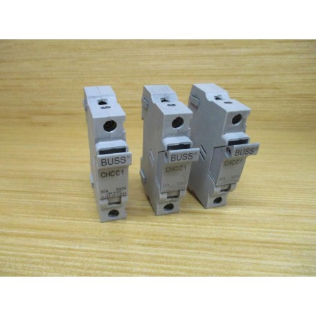Bussmann CHCC1 Buss Fuse Holder 1 Pole (Pack of 3) - Used