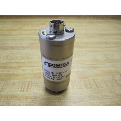 Omega Engineering PX941-3KSI Pressure Transmitter PX9413KSI 597657 - Used