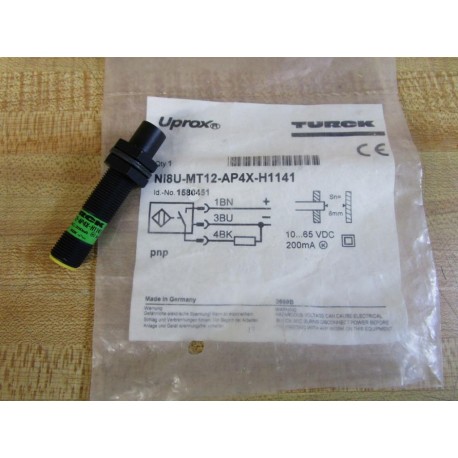 Turck Ni8U-MT12-AP4X-H1141 Inductive Sensor 1580451