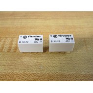 Finder 30.22 48VDC Relay 30.22 (Pack of 2) - New No Box