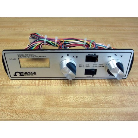 Omega 747 Thermistor Thermometer Controller - Used