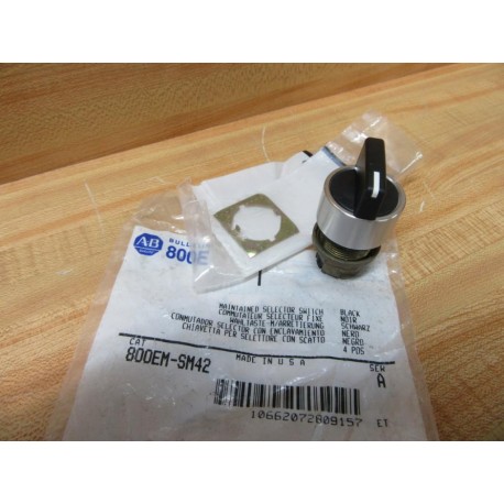 Allen Bradley 800EM-SM42 4-Pos Selector Switch 800EMSM42