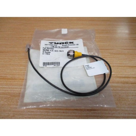 Turck NGRKL 4.4-0.5-RJ11 Cable U-17614