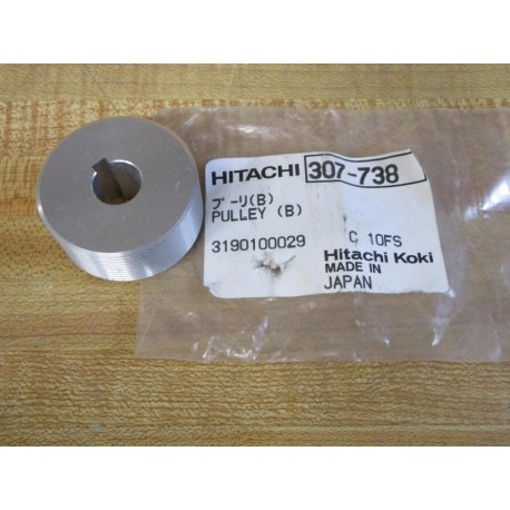 Hitachi 307-738 Pulley (B) WKeyway C10FS