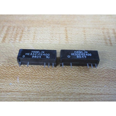 Hamlin HE3321C24000 Relay 9549 (Pack of 2) - New No Box