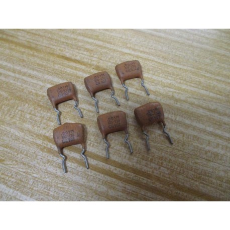 Generic 100-130-.001M Capacitor 100-130 (Pack of 6) - New No Box