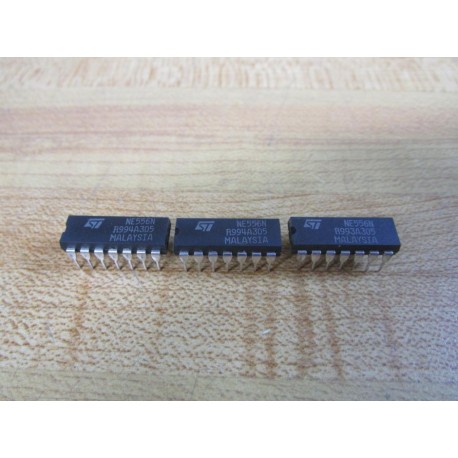 ST Micro NE556N Integrated Chip R994A305 (Pack of 3) - New No Box