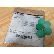 Allen Bradley 800E-AF3 Green Flush Push Button Cap 800EAF3 (Pack of 5)