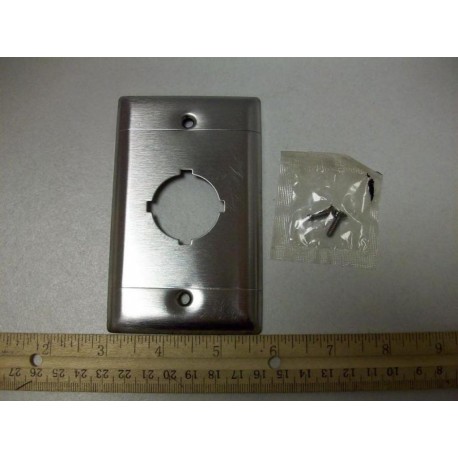 Square D K25 Stainless Flush Plate (Pack of 2)
