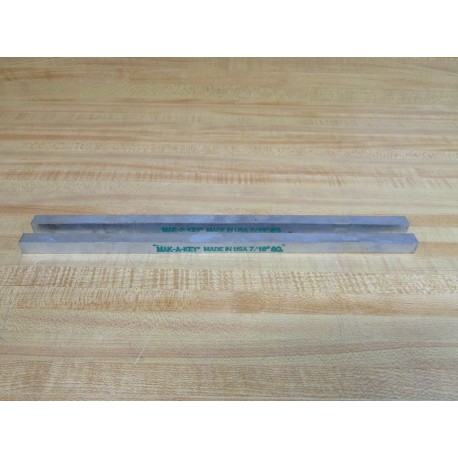 MAK-A-KEY 716"SQ Key Stock 716" (Pack of 2) - New No Box