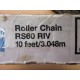 Tsubaki RS 60 RIV Roller Chain RS60RIV Roller Chain 10'