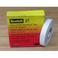 3M 27 Scotch 27 Glass Cloth Electrical Tape 12"