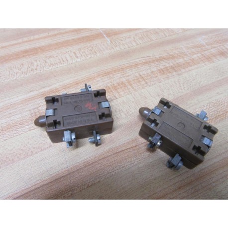 General Electric CR2940U201 Contact Block Brown (Pack of 2) - Used