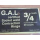Gap-A-Let ZZ10404 Socket Weld Contraction Rings 34" (Pack of 20)