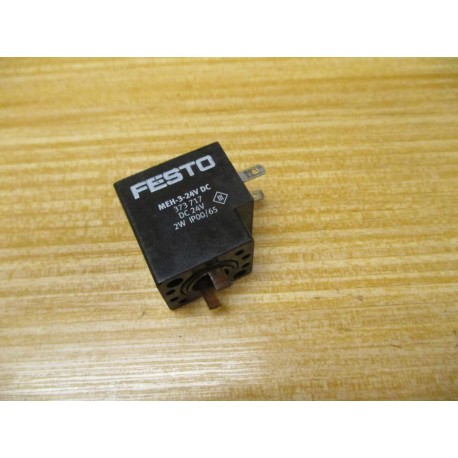 Festo MEH3-24VDC Solenoid Coil MEH324VDC - New No Box