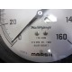 Marsh 12104-4 Mastergauge 0-160PSI Pressure Gauge 121044 - New No Box