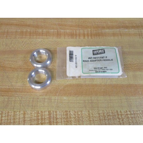 Hardinge AD 0011197 F Ring Adapter Female AD0011197F (Pack of 2)
