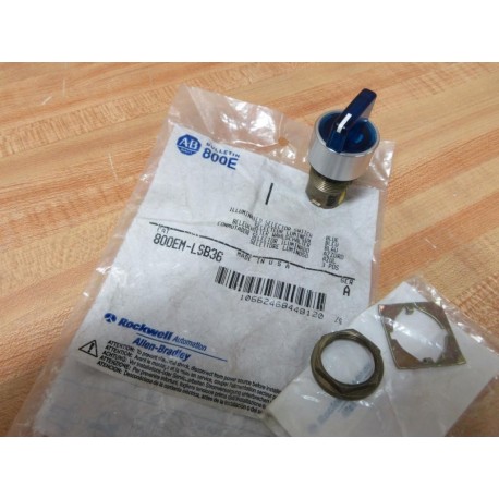 Allen Bradley 800EM-LSB36 3-Pos Selector Switch 800EMLSB36