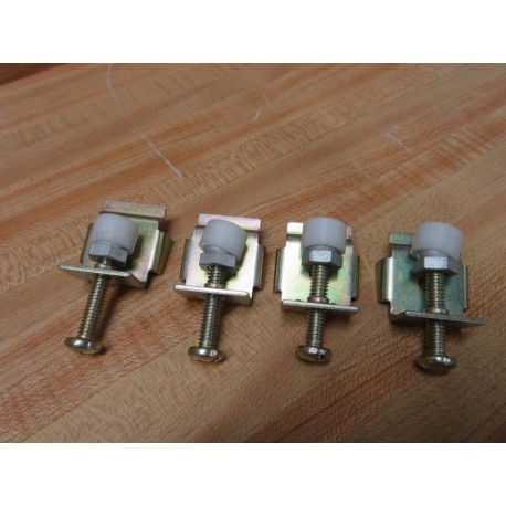 Allen Bradley 77135-166-55 Mounting Clip Flat End (Pack of 4) - New No Box