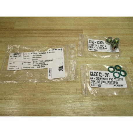 Moog XEB17106-000M00 Oilgear Cartridge Covers XEB17106000M00